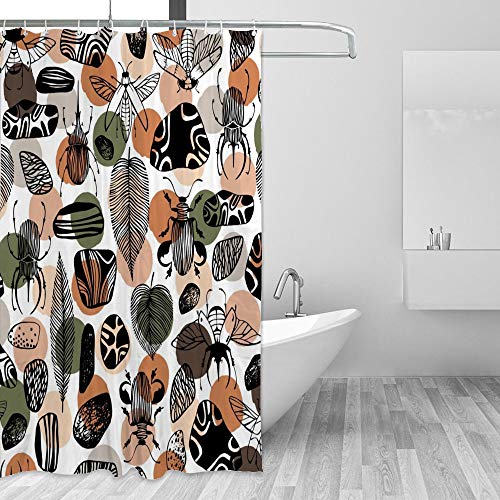 Rideau de douche imperméable tissu Color2 douche et baignoire - 5