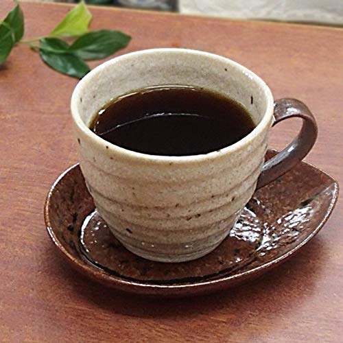 Amazon | 四季彩-陶器ONLINE- コーヒーカップソーサー 流砂丘