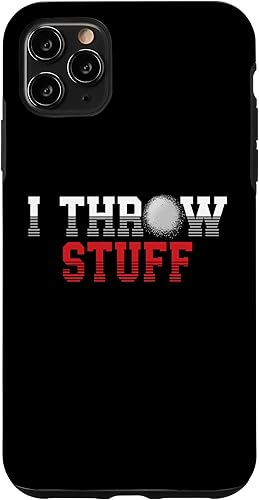 Vista 25 de iPhone 13 I Throw Stuff Pista de lanzamiento y campo Estuche Shot Put