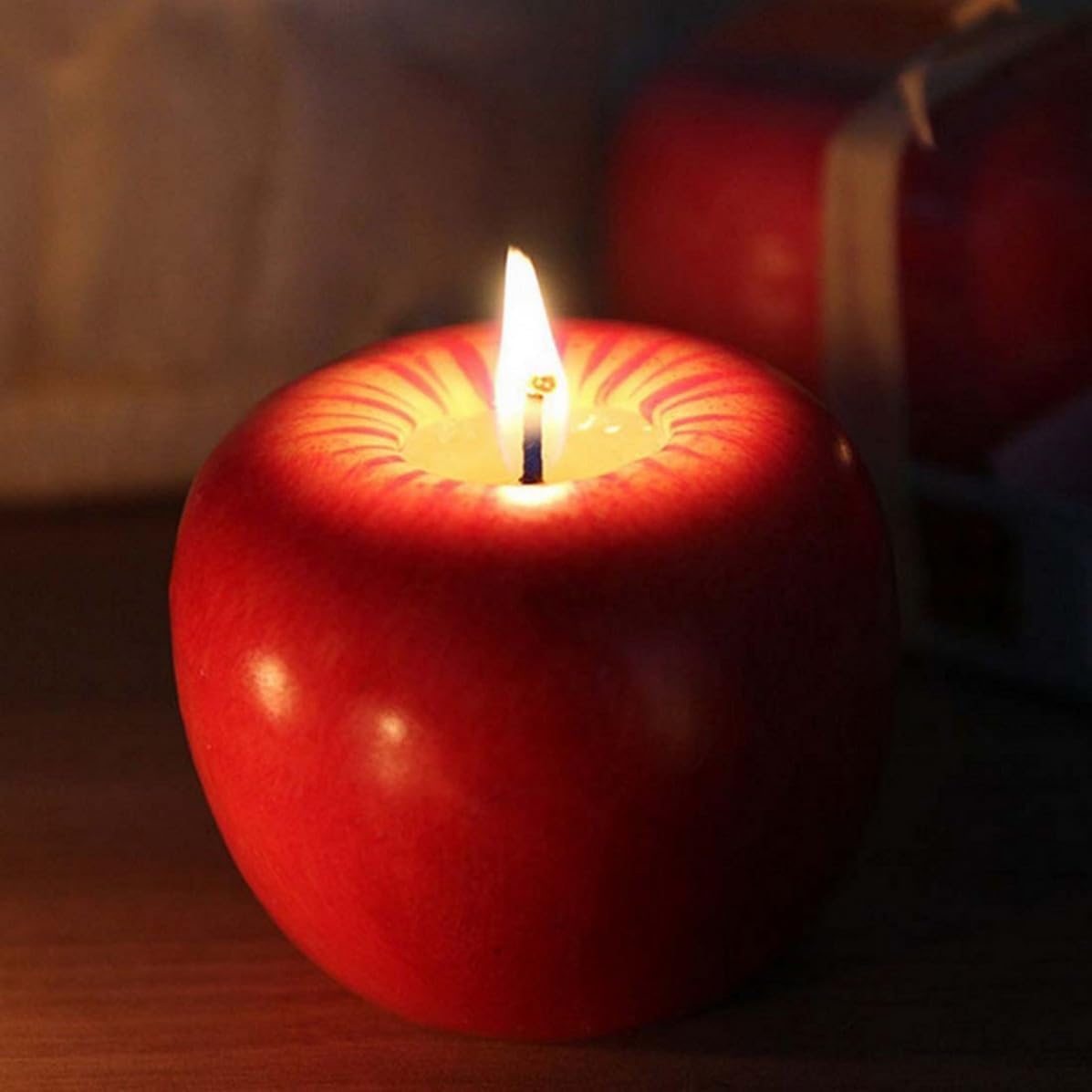 Simulation Fruit Wax Candle for Christmas Wedding Party Decoration