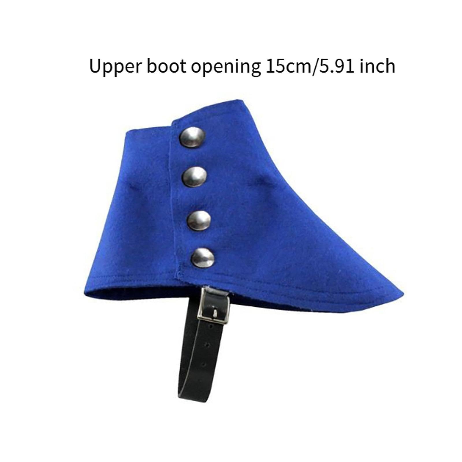 Baoblaze Gangster Gamaschen - Blaue Stiefelüberzüge Für 20er Jahre Kostüme & Mittelalter Cosplay