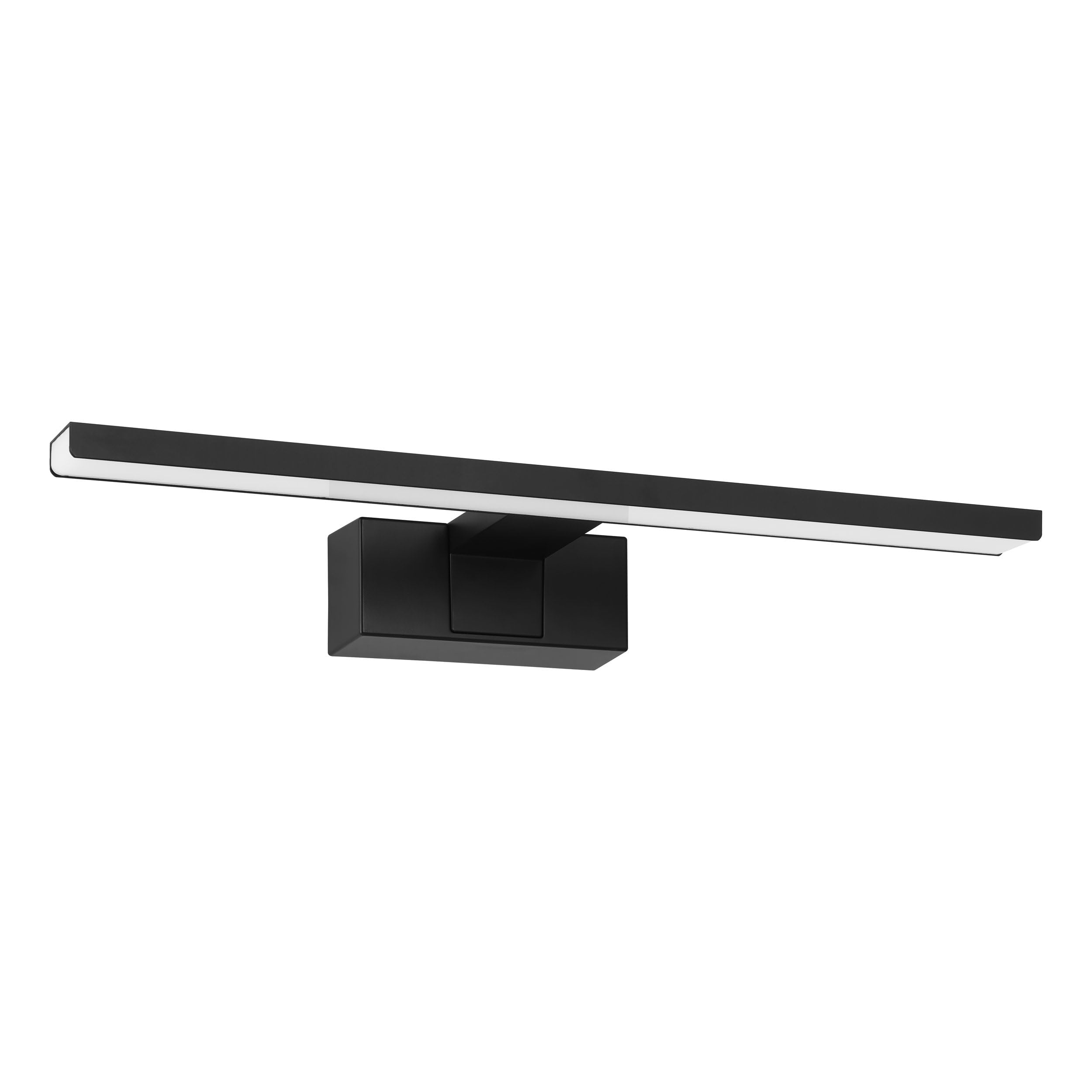 Eglo LED Mirror Light Conettilla, Bathroom lamp, Aluminium Black and White Plastic, Warm to Cool White, IP44, Length 40 cm