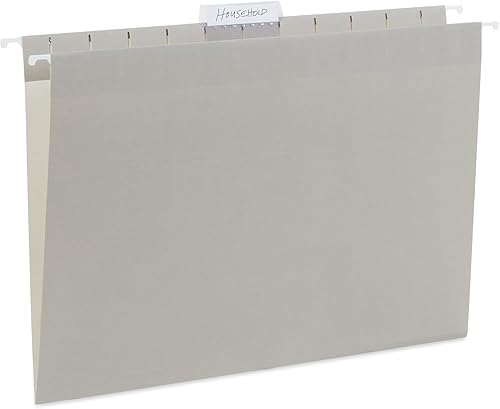 Miniatura 8 de Blue Summit Supplies 25 carpetas colgantes en tono de joya, tamaño carta con pestañas, carpetas colgantes reforzadas, tono de joya, incluye pestañas