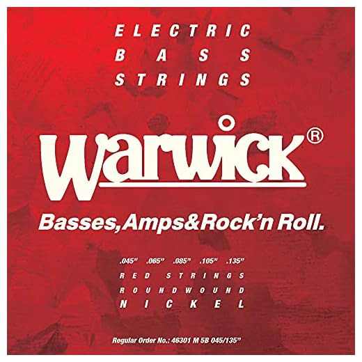 Warwick Red Níquel Bajo Eléctrico 5-cuerdas M Low B