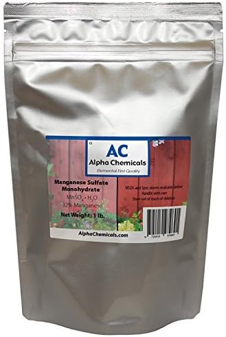 Manganese Sulfate Monohydrate - 32% Mn - 1 Pound