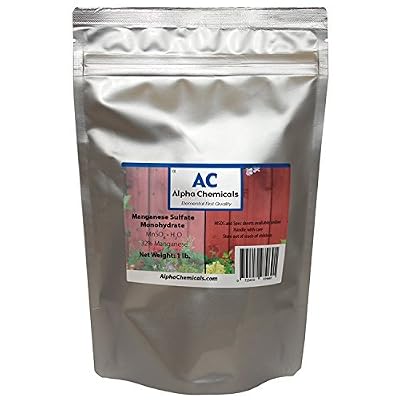 Manganese Sulfate Monohydrate - 32% Mn - 1 Pound