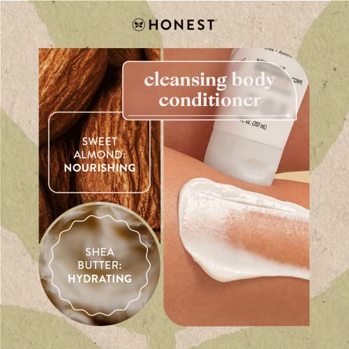 The Honest Company 2-In-1 Cleansing Body Conditioner | Gentle For Baby | Naturally Derived, Vegan, Hypoallergenic | Sweet Almond Nourish, 7 Fl Oz #TOP2