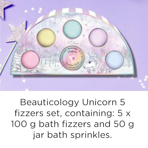 Baylis & Harding Beauticology Unicorn Rainbow Bath Bomb Fizzers Gift Set (Pack of 1) - Vegan Friendly - Image 3