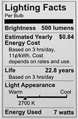Philips 458687 LED B12 Dimmable Candle Light Bulb with Warm Glow Effect: 500-Lumen, 2700-2200 Kelvin, 7-Watt (60-Watt Equivalent), E12 Candelabra Base, Soft White, 4-Pack