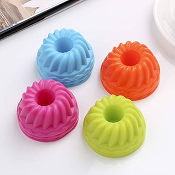 Amazon｜食品カビ 12 PCSの糸の形のベーキングゼリー型の