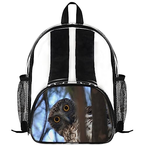 Sac à dos d'école transparent imperméable enfants TropicalLife Hibou petit format 11.7L