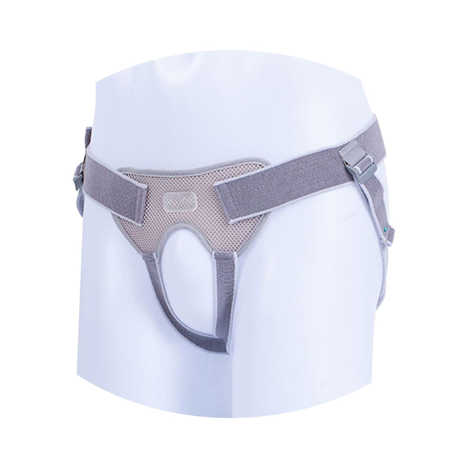 Cintura Ernia Inguinale Uomo e Donna, Slip Ernia Inguinale Uomo, Tutore per Lato Singolo/Doppio, Pancera Post Operatoria con 4 Cuscinetti di Compressione(Large)