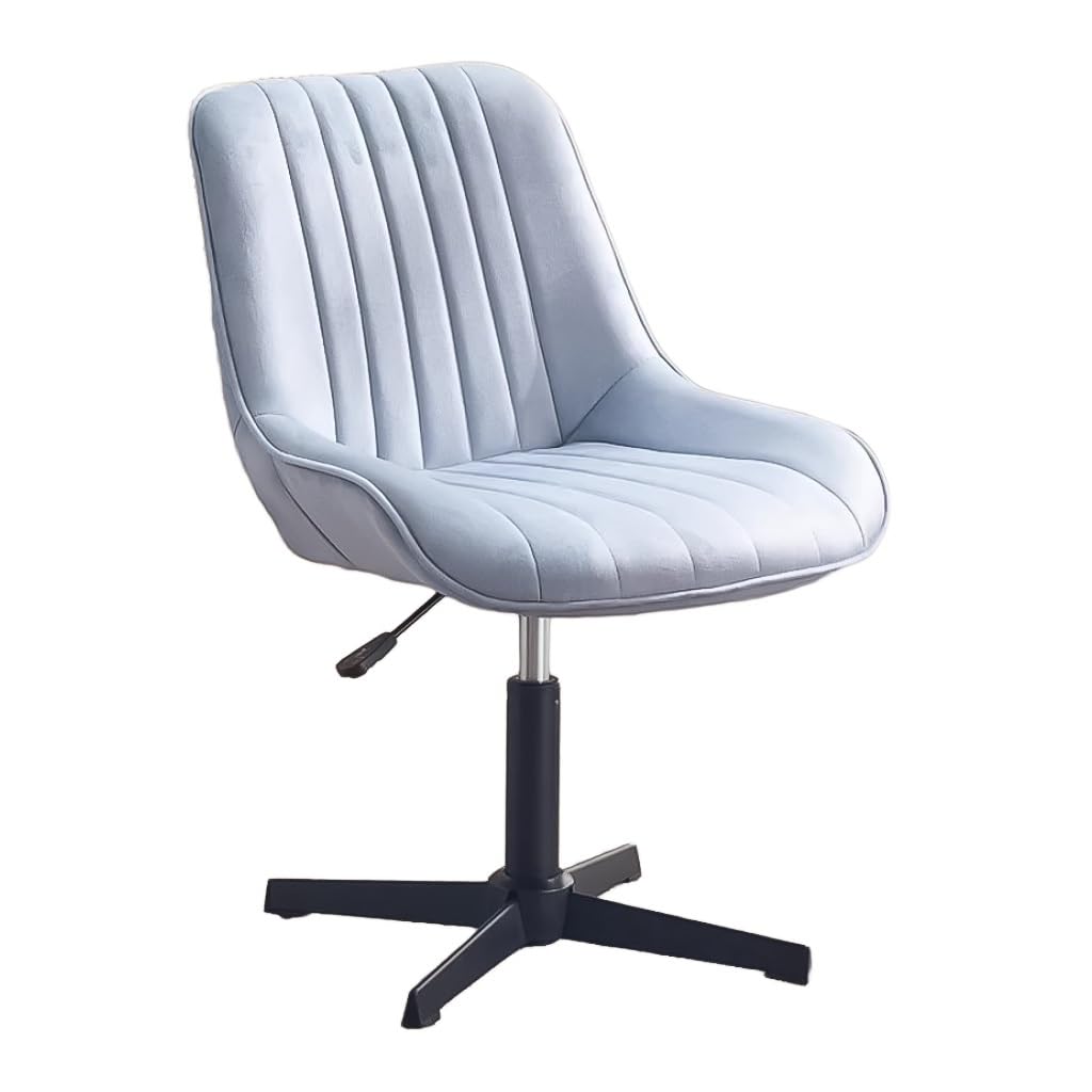 Chaise d'ordinateur réglable sans accoudoirs pour gain de place