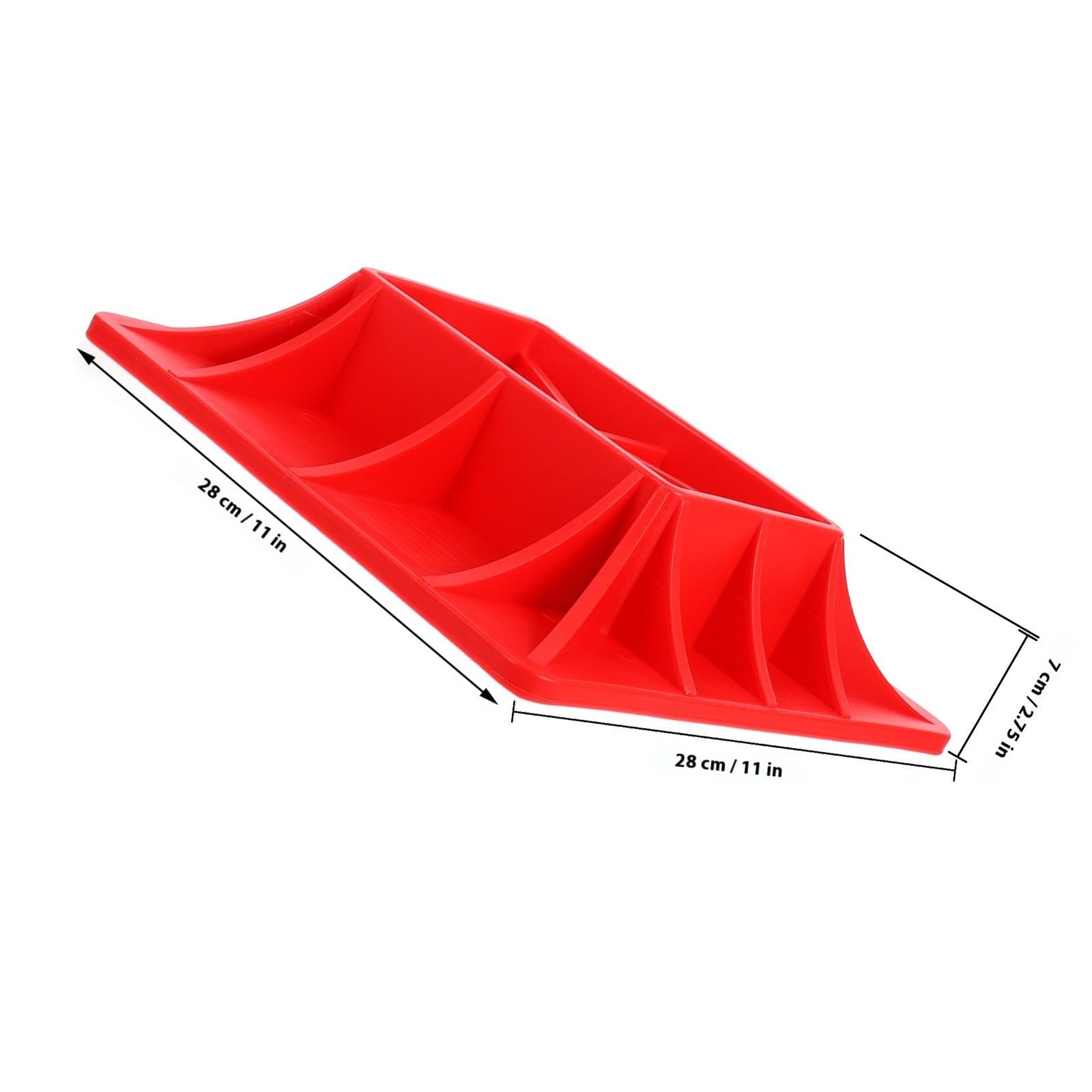 Elevador de Silicona Base de Gato Roja para Coche y Tijera