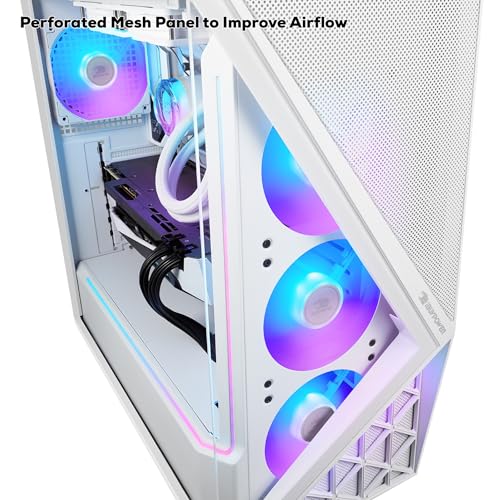 Image of iBUYPOWER Slate Gaming PC Desktop Computer Intel Core Ultra 5 225F CPU, Intel Arc B570 10GB GPU, 16GB DDR5 5200MHz RAM, 1TB NVMe SSD, Windows 11 Home, Gamer Keyboard and Mouse - SWI5I5701