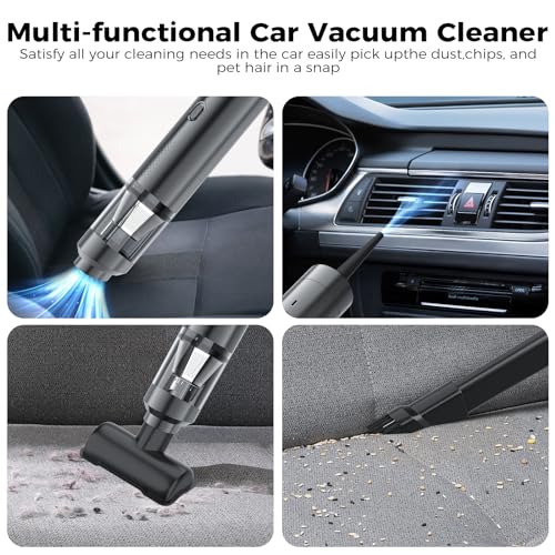 NOLSTEL Mini Car Vacuum, Cordless Car Vacuum Cleaner 18000PA Powerful Suction, Rechargeable Hand Held Vacuum for Dust, Sand, Crumbs, Ultra-Light Portable Vacuum for Home, Car, Small Dust Buster - Image 4