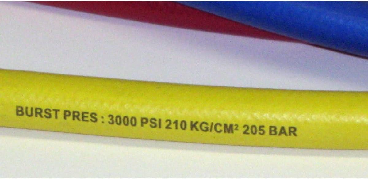 Replacement for 36" Charging Hose Low Loss Set Air Conditioning Refrigeration Manifold (45336) compatible with Mastercool.