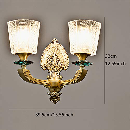TASGK Vintage Indoor Wall Light, Retro All Brass Blue Crystal Glass Shade Wall Lamp Modern Creative Antique Wall Sconce Lamp for Living Room Bedroom Dining Room,2Heads steampunk buy now online TASGK Vintage Indoor Wall Light, Retro All Brass Blue Crystal Glass Shade Wall Lamp Modern Creative Antique Wall Sconce Lamp for Living Room Bedroom Dining Room,2Heads steampunk buy now online