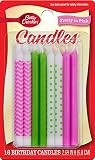 Betty Crocker Pretty in Pink Birthday, 2.75 Inch (Pack of 16)