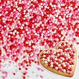 Nonpareils Sprinkles,Edible Pearl Sprinkles,Pink...