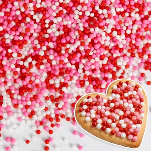 Valentine Nonpareils Sprinkles