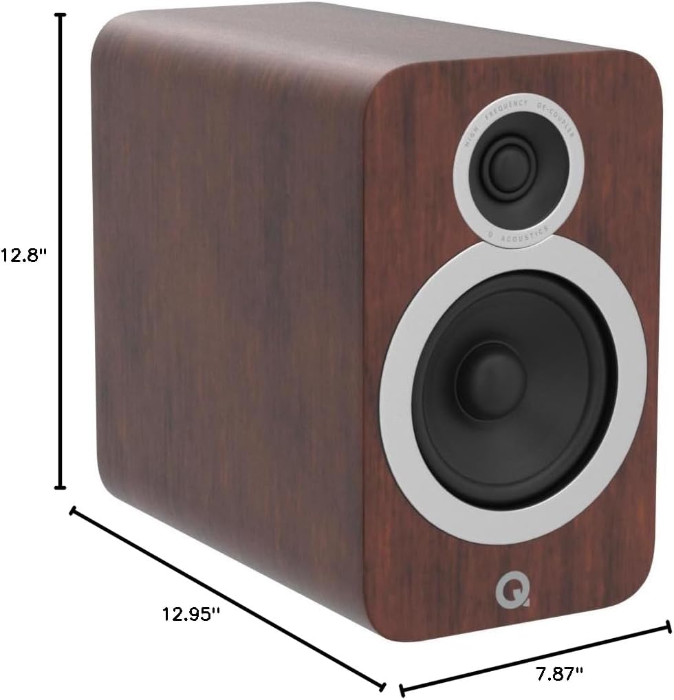 Q Acoustics 3030i Bookshelf Speakers – English Walnut (Pair)