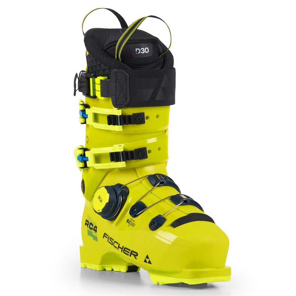 Fischer RC4 130 LV VAC BOA Scarponi da sci - MP 28-28,5 - Giallo - per le massime prestazioni