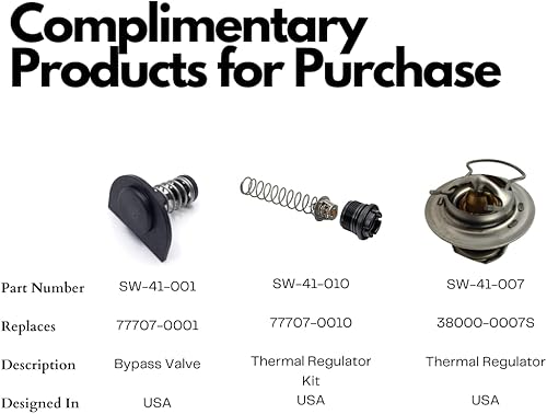 Miniatura 54 de Swimables Interruptor de flujo de aire compatible con piezas de calentador de piscina Pentair 42001-0061S - Compatible con calentador de agua