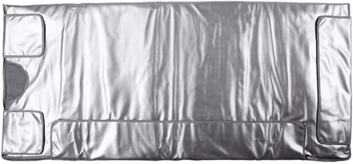 Elitzia Far Infrared Sauna Blanket 3 Independent Heating Zones for Full Body Home Spa Muscle Relaxation 95-176°F Adjustment Easy Clean Waterproof Oxford Fabric 71"x31.5" ETBO20