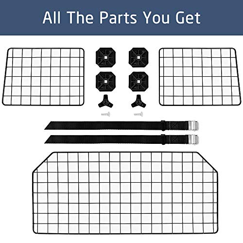 rabbitgoo Dog Car Barrier for SUVs, Large Pet Car Gate Divider Cargo Area, Adjustable Pet SUV Barriers Universal-Fit… - Image 6