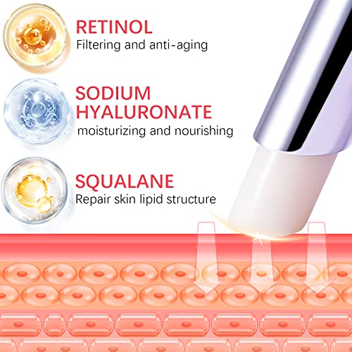 Retinol Eye Stick, Anti Aging Eye Cream W/Retinol - Under Eye Stick Hydrates Skin Of Dark Circles, Under Eye Treatment For Women For Puffiness And Bags Hydrates, Firms Under Eyes Skin - 0.1Oz (3G) #TOP5