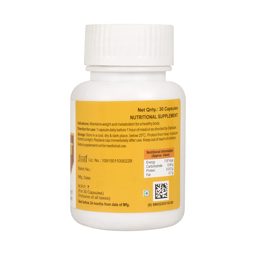 Dr. Bakshi's BAKSON'S HOMOEOPATHY Slim And Fit Capsules-30 Capsules — Amazon image 4