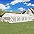 EROMMY 20x40ft Party Tent, Outdoor Wedding Heavy Duty Large Canopy Carport with Removable Sidewalls, 2 Roll-up Doors, 4 Storage Bags, Gazebo Shelter Tent for Party Event Commercials, White