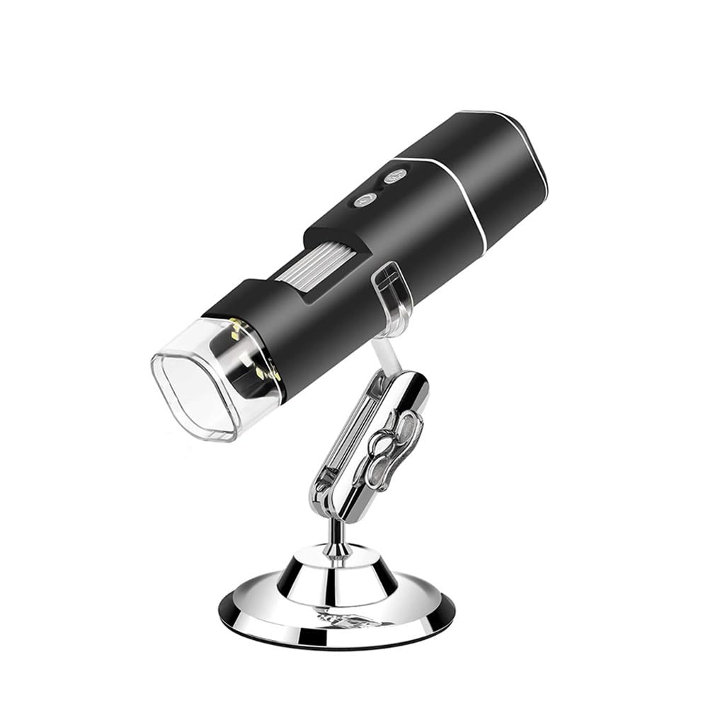 Microscopio Digital 1080P 2MP 8 USB Microscopio 50X a 1000X (D Gris Claro)