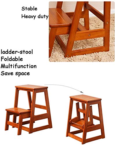 Taburete de escalera plegable para alcanzar zonas altas sin perder espacio en casa 8