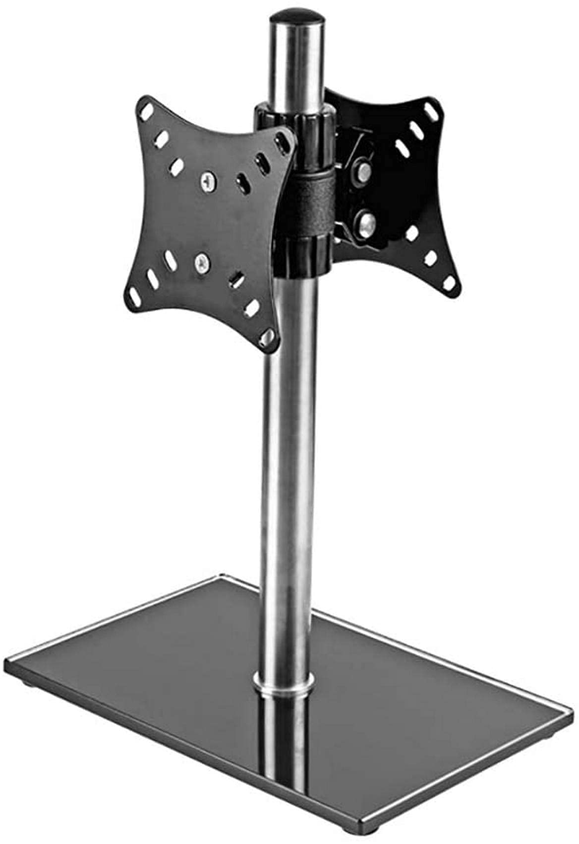 SGKOMN Tv Rack Stand Wall Bracket TV Stand/Monitor Stand Table Pedestal Bracket for 15-25 Dual TV Mount Stands TV Rack