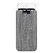 Produktbild Adore June Business Tasche kompatibel mit iPhone 7/6 / 6S Handytasche aus charakteristischem Fischgrat Stoff - Display Reinigungs-Effekt