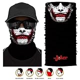 joker maske schminken 【Multifunktionstuch】Mehrfach verwendbare Kopfbedeckung mit mehr als Arten des Tragens: Gesichtsmaske, Schal, Gesichtsschutz, Stirnband-Kopf-Verpackung, Hals-Gamasche und so weiter.