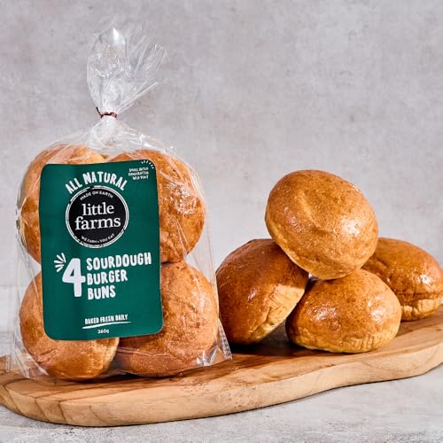 Starter Lab Sourdough Burger Bun 360g (4 per pack)