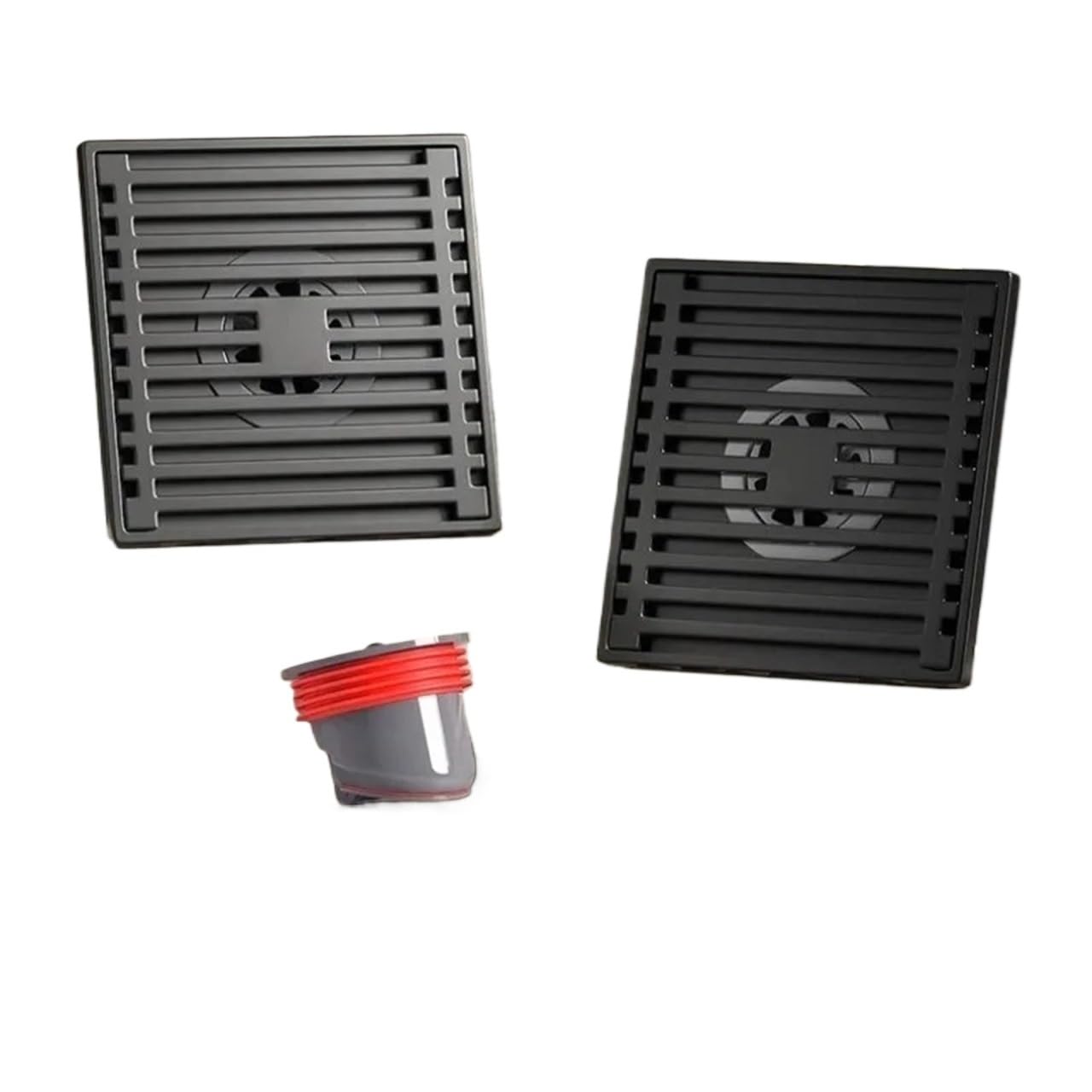 Stainless Steel Drainage Grate, 304 Stainless Steel Toilet Floor Drain Cover(10x10cm Color1)
