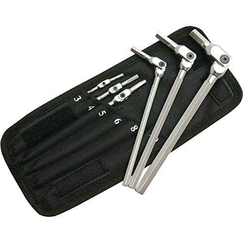 Bondhus K10 Hex-Pro Pivot Head Wrench Set,Incl Sizes: 3, 4, 5, 6, 8 & 10Mm 6Pc, #TOP21
