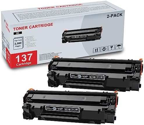Compatible Canon 137 Black Toner Cartridge 4-Pack - Replacement For ImageCLASS Printers