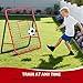 Garvee Soccer Rebounder Net - 4' x 4' Steel Frame, Tournament Steel Rebounding Net for Backyard Training, Easy Assembly