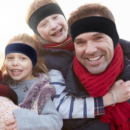 Handepo Aquecedor de ouvido infantil com 12 peças, de lã, para inverno, para esportes de 4 a 12 anos