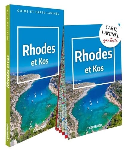 Rhodes et Kos (guide et carte laminée)