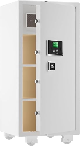 【𝐔𝐒 𝐒𝐓𝐎𝐂𝐊】TIGERKING 5.9 pies cúbicos Caja de seguridad extra grande de alta resistencia, caja de seguridad grande para el hogar con doble cerradura