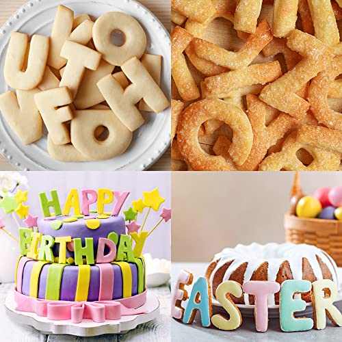 Fusoto LD-US-CUTTER07-CAPITALLETTERS-26P 26Pcs Alphabet Letters Cookie Cutters Set thumb #1