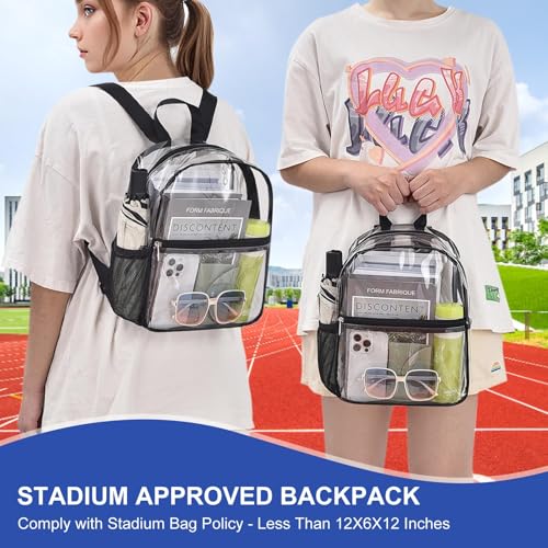 Mochila transparente para estadios que evita colas en accesos 2