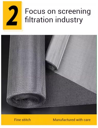 Malla de alambre duradera de acero inoxidable con tejido resistente para bricolaje 7