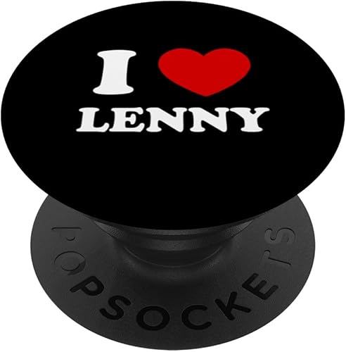 I Love Lenny I Heart Lenny Funny Lenny PopSockets intercambiables PopGrip